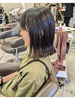 ヒカリス 東三国(HIKARIS) 笑顔溢れる/外ハネボブ/黒髪/ヘアドネ