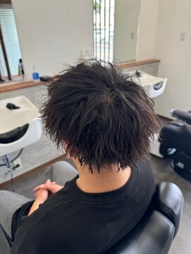 エイト(AITE) カルマパーマ/ベリーショート/ダークアッシュ/ニュアンスパーマ