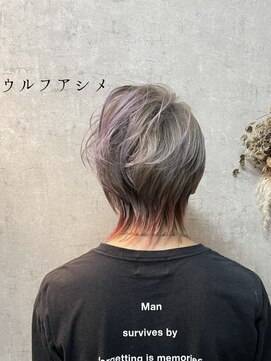 セブンルックス(7LOOKS) (新スタ)グレージュカラーアシメウルフ