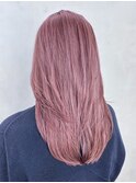 デザインカラーミルクティーピンクレイヤーカット_ba523021