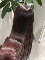 オールマイティービューティーモア(ALLMYTEA Beauty more+) レッドブラウン/美髪ロング