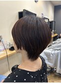 ショート/ネビージュ/小顔