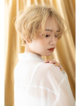 カバーヘア ブリス 北浦和(COVER HAIR bliss) ダブルカラーフェザーショートマッシュパーマY北浦和10代20代