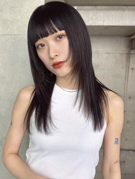 スクリーンギンザメゾン 銀座(SCREEN GINZA MAISON.) 黒髪カタログ/クラゲヘアー/オリーブ/銀座