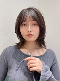 イメチェン外ハネボブ美髪×ブリーチなしレイヤー韓国[立川]