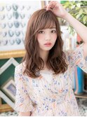 フレンチガーリー小顔抜け感バレイヤージュc6戸頭20代30代40代
