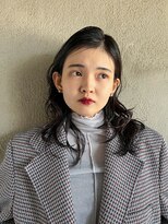 エイミー(amy.) ハッシュカット/パーマ/外ハネボブ/ワイドバング/レイヤーカット