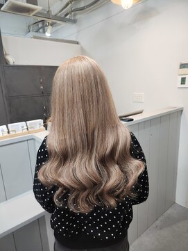 シェイロ(Cielro) ミルクティーグレージュ/ケアブリーチ/ダブルカラー☆suzu☆