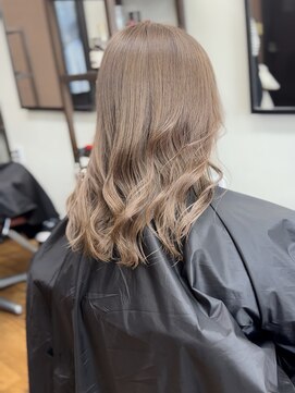 ヘアーサロン カラー 色彩店(COLOR) ミルクティーベージュ