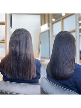 ナチュラル 岩切店(Natural) 梅雨や夏の湿気対策◎縮毛矯正ケアルーガ髪質改善