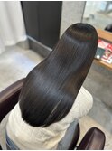 髪質改善ストレートロング/黒髪/暗髪