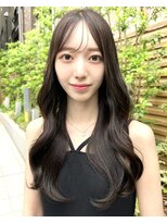 ミラリー トウキョウ(Mirareee Tokyo) 20代30代40代◎前髪パーマ韓国風巻きくすみベージュお団子ヘア