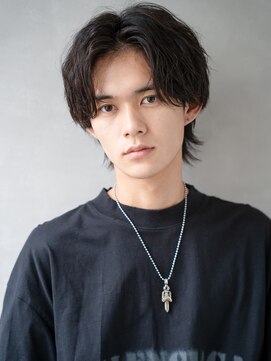 エイト メン 渋谷店(EIGHT MEN) メンズ/センターパート/ニュアンスパーマ/渋谷駅