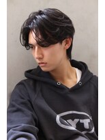 ロゼ 六甲道(ROSE)&nbsp;【ROSE】センターパート＿メンズカット＿フェザーパーマside