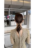 タイトヘアアレンジ