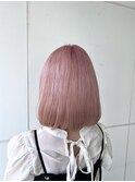 ペールピンクボブ