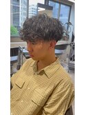 波巻きスパイラル/メンズカット/メンズ/メンズサロン/波巻き