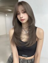 ランテルディ 渋谷(LANTERDIT)&nbsp;韓国ヘア/レイヤー/ベージュカラー/透明感カラー