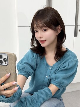 アマトウキョウスマートサロン(AMA TOKYO×Smart Salon) くびれレイヤー/顔まわりカット/レイヤーカット/小顔ヘア