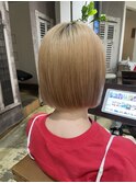 切りっぱなしボブ