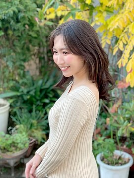 DAMANI 表参道 髪質改善/ヘッドスパ/ハイライト/白髪染め/白髪ぼかし/縮毛矯正 似合わせカット/ミディアムレイヤーカット[表参道駅]