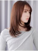 大人美人前下がり顔周りカットバタフライレイヤーZ川口30代40代