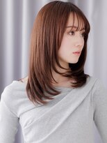 カバーヘア ブリス 川口(COVER HAIR bliss)&nbsp;大人美人前下がり顔周りカットバタフライレイヤーZ川口30代40代