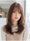 ハッシュカットバタフライカット顔回りカットカーテンバング