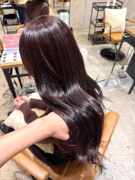 ラボヌールヘアーパルフェ 大宮西口店(La Bonheur hair parfait) ココアラベンダー/艶カラー/レイヤーカット/コテ巻き