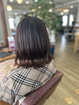 ヘア カンパニー トワ 千葉店(TOWA) ブラウン×グラデーションカラー