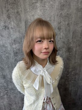 カプセル(capsule) 2ブリーチ♪ ミルクティベージュ♪