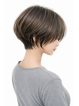 ヘアー リラックス 風香(HAIR RELAX)の写真/【富沢駅徒歩5分/駐車場有】40代50代・少し明るめの白髪染めで,白髪をカバーしつつオシャレに仕上がる。