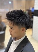 アップバングショート