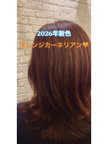 ヘア アート チュール(HAIR ART CHooWL)&nbsp;オレンジカーネリアン２０２６年最新色【ヘアアートチュール】