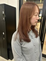 リンダ(LINDA)&nbsp;フェイスレイヤー/ピンク/ベージュ[札幌美容室LINDA]