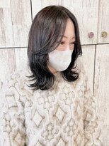 フィレール(Filer)&nbsp;ミディアムレイヤー/レイヤー/レイヤーカット/顔周りカット/仙台