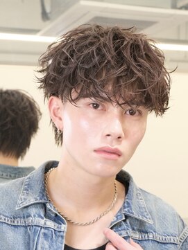ビカムメンズヘアー 栄店(become men's hair) フェザーパーマフェザーショートフェザーマッシュ名古屋栄