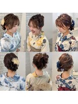 ウブ(ubu)&nbsp;浴衣ヘアアレンジ