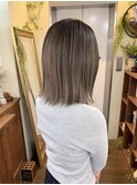 白髪ぼかしバレイヤージュ