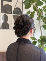 ロージーバイフーガヘアー 元住吉店(Rosy by FUGAhair)&nbsp;シンプルでも可愛いシニヨン☆彡