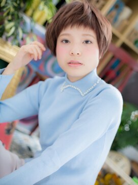 カバーヘア イヴ 戸頭店(COVER HAIR EVE) *+COVER HAIR+*…大人かわいい★ピンクガーリーショートet