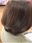 ミディアムレイヤーボブ