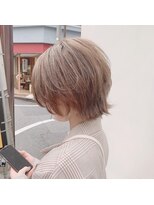 ロチカバイドールヘアー 心斎橋(Rotika by Doll hair) 厚めバングローライトスリークボブ外ハネボブ大阪心斎橋