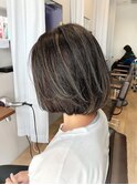 大人可愛い/丸みボブ