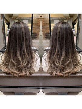 トルネード(TORNADO) ハイライトバレイヤージュシアーグレージュ