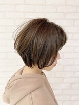 ビス リアン 川口店(Vis lien)&nbsp;10代20代大人かわいい/前下がりショートボブ/ショコラアッシュ