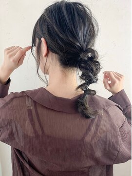 アレンヘアー 富士宮店(ALLEN hair) 編み込みゆるふわアレンジ