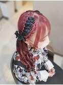 レースアップツインテール☆