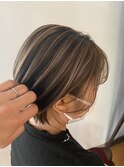 最小限範囲でつくる、ハイライトカラー。