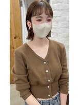 コス(kos)&nbsp;2022AWヘア/ボブ/二子玉川/外ハネボブ/前髪パーマ